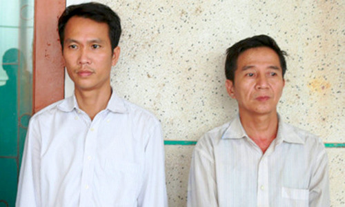 Hai "Tú Ông" Trinh và Kỳ. Ảnh: C.A