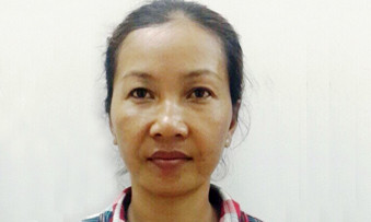 Mai tại cơ quan điều tra. Ảnh: C.A