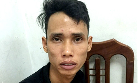 Đối tượng Nguyễn Văn Hào tại cơ quan Công an