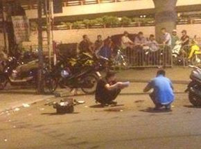 Hiện trường khu vực xảy ra vụ việc