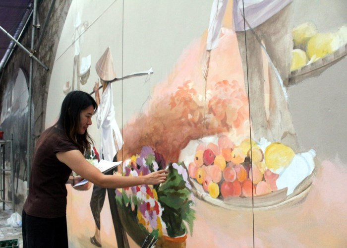 Không có chuyện dừng 'phố' bích họa Phùng Hưng