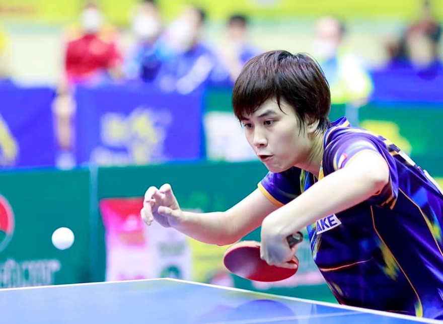 Diệu Khánh thi đấu rất chắc chắn và hiệu quả (Ảnh: Nguyễn Tiến Hùng)