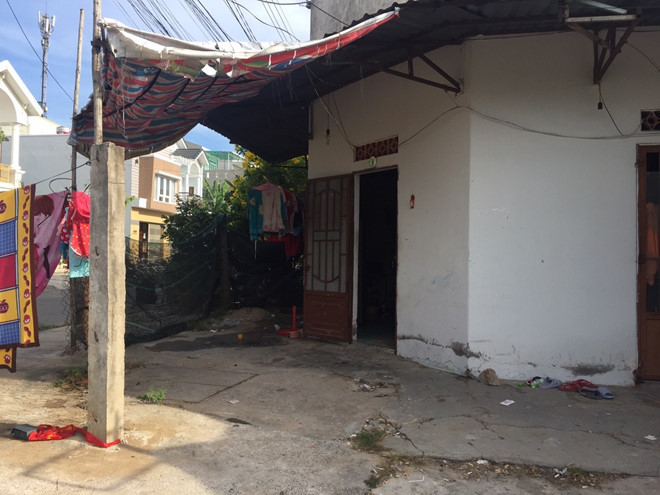 Khu nhà trọ xảy ra vụ việc