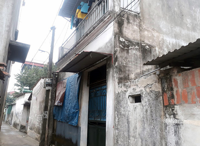 Ngôi nhà 2 tầng nơi xảy ra trọng án