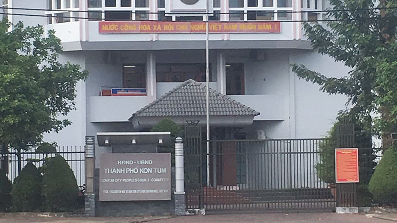 UBND TP.Kon Tum, nơi xảy ra vụ việc