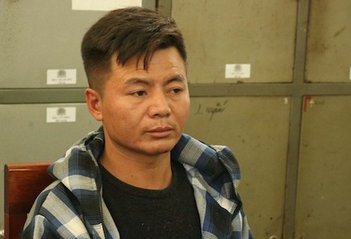 Cụt Văn Huệ tại cơ quan công an