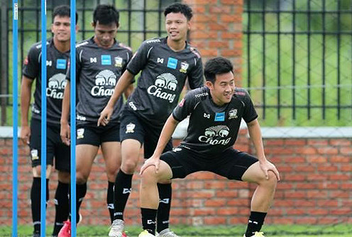 U22 Thái Lan được đánh giá là ứng cử viên sáng giá nhất cho tấm HC vàng tại SEA Games 29. Ảnh: Reuters.