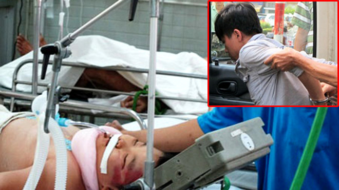 Huy dùng hung khí đánh bà nội hôn mê và cháu ruột gãy cổ và bị bắt ngay sau đó