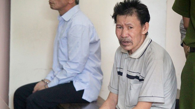 Bị cáo Ngân Văn Chuyên tại phiên tòa