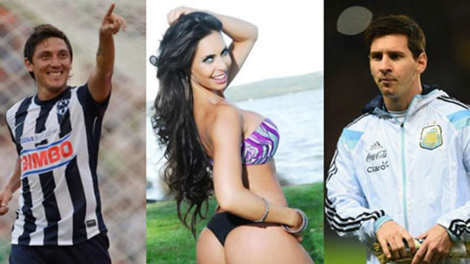 Scandal Messi câu bồ của Cardozo vừa bị siêu mẫu Sabrina bới móc lại.