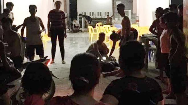 Khu vực nơi xảy ra án mạng khiến 2 nam thanh niên tử vong - Ảnh: OFFB