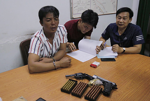 Mạnh tại cơ quan Biên phòng TP HCM