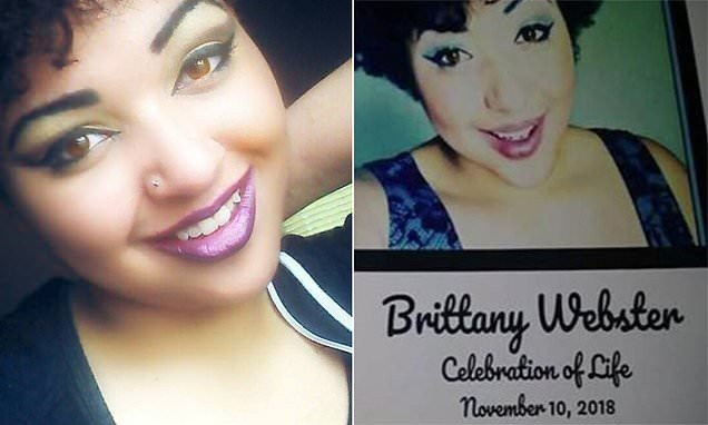 Cáo phó của cô gái trẻ.