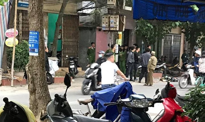 Hiện trường vụ án mạng.