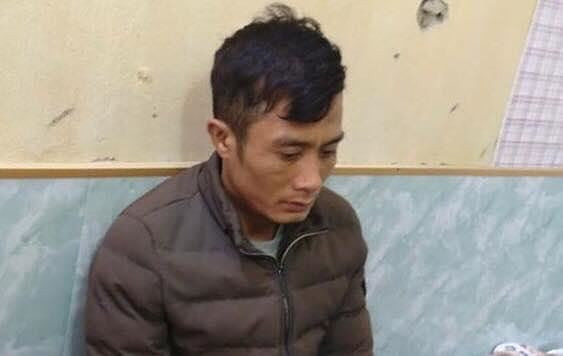 Đối tượng Đức tại cơ quan điều tra.