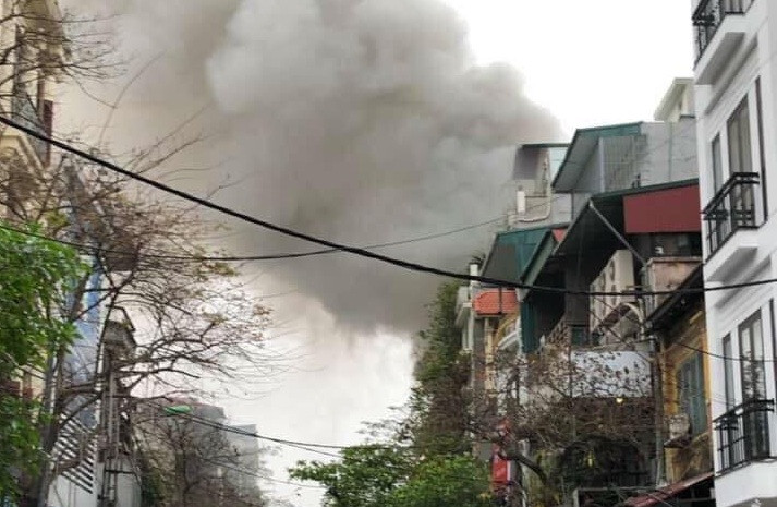 Hiện trường vụ cháy. Ảnh: FB