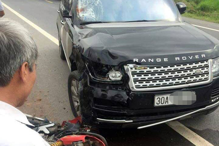 Hiện trường vụ tai nạn.