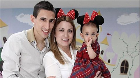 Gia đình nhỏ hạnh phúc của Di Maria