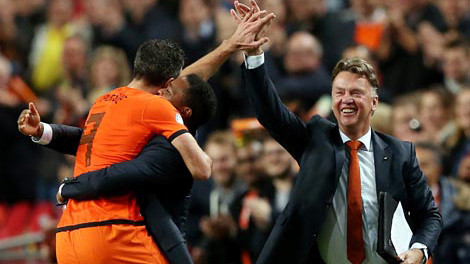 Van Gaal là HLV để lại nhiều ấn tượng nhất với những quyết định thay người của mình.