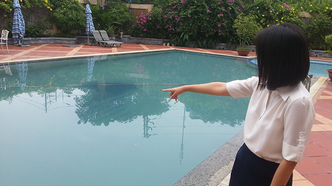 Khu vực phát hiện nạn nhân bị đuối nước.