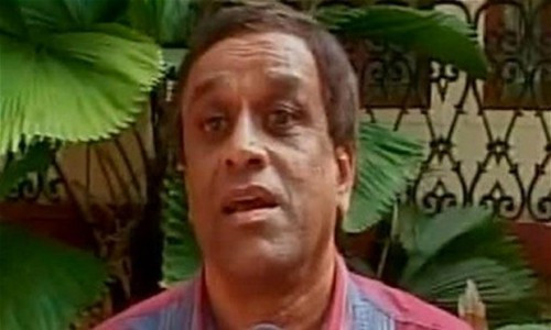 Sudhin Dhavalikar, người đề xuất cấm phụ nữ mặc bikini trên bãi biển. Ảnh: Twitter