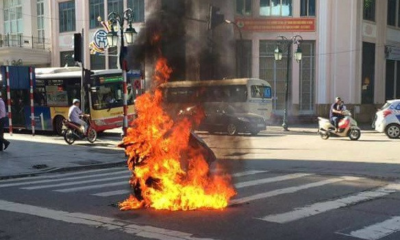 Hiện trường vụ cháy. Ảnh FB.