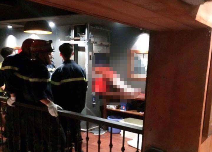 Hiện trường vụ việc.