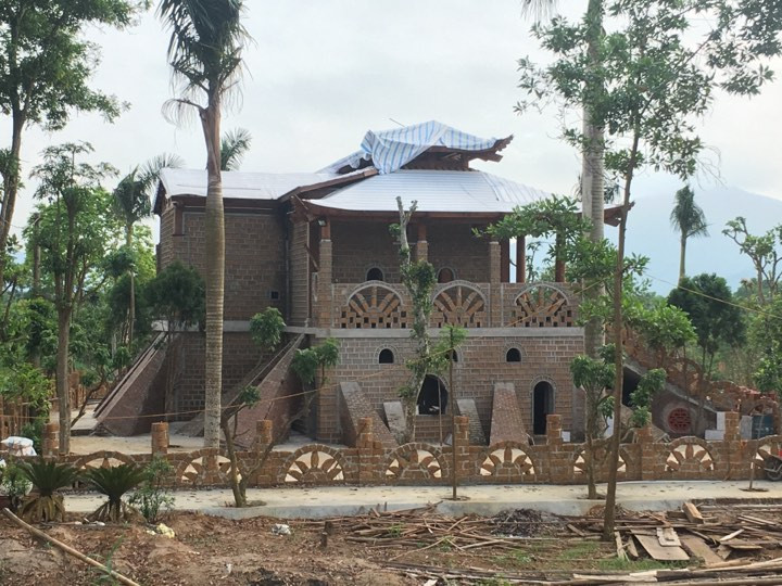 Một phần công trình cung điện công chúa. Ảnh: Trường Phong