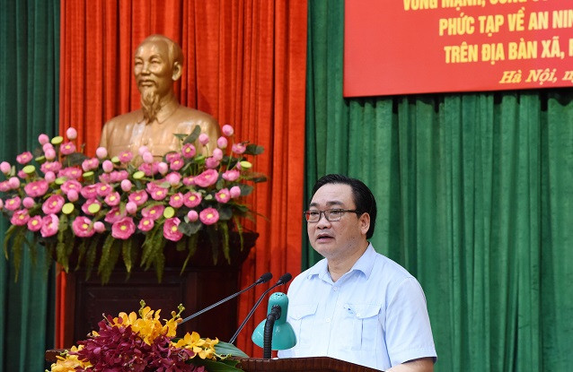 Bí thư Thành ủy Hà Nội Hoàng Trung Hải