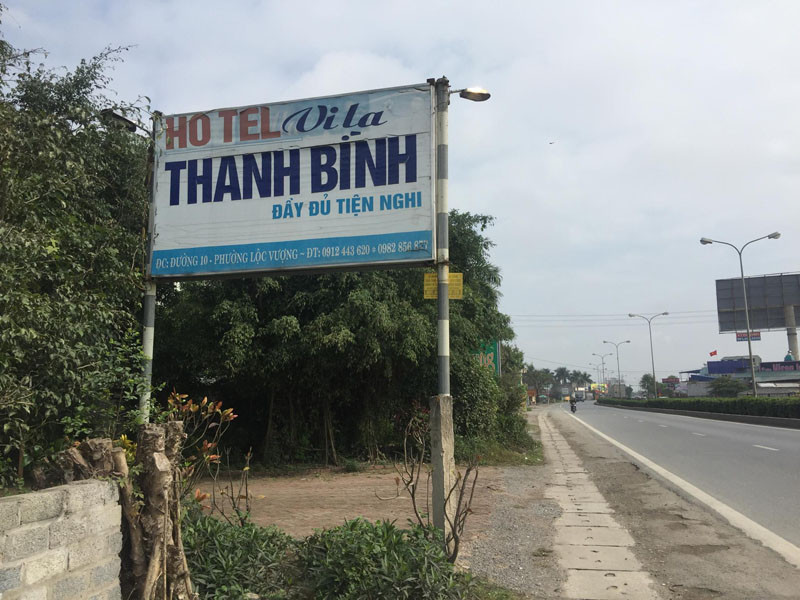 Hotel Vila T.B có giá cao gấp nhiều lần so với ngày thường. Ảnh: N.H