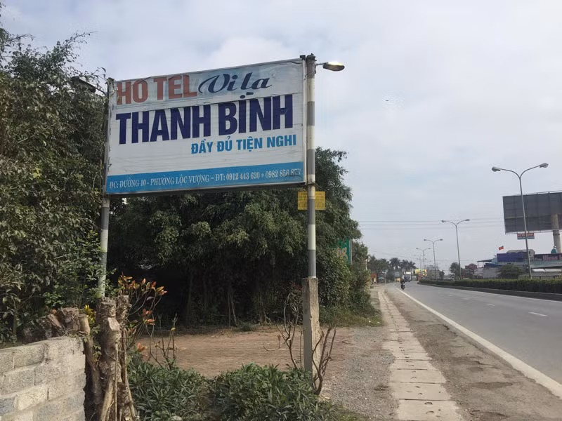Hotel Vila T.B có giá cao gấp nhiều lần so với ngày thường. Ảnh: N.H