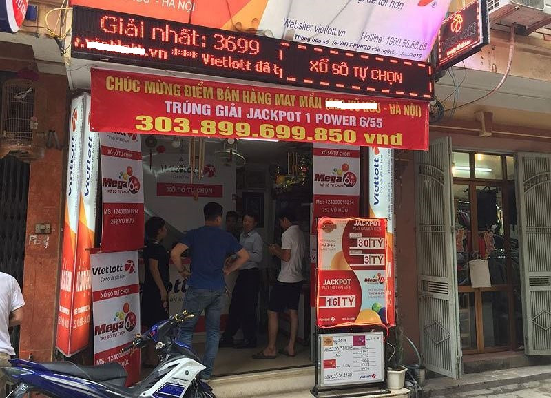 Cửa hàng bán ra tấm vé Vietlott trúng hơn 300 tỷ đồng