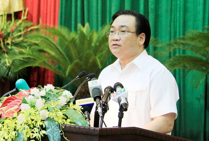 Bí thư Thành ủy Hà Nội Hoàng Trung Hải 