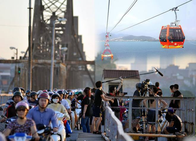 Theo đề xuất của Tập đoàn Poma, tuyến cáp treo vượt sông Hồng sẽ chạy song song với cầu Long Biên.