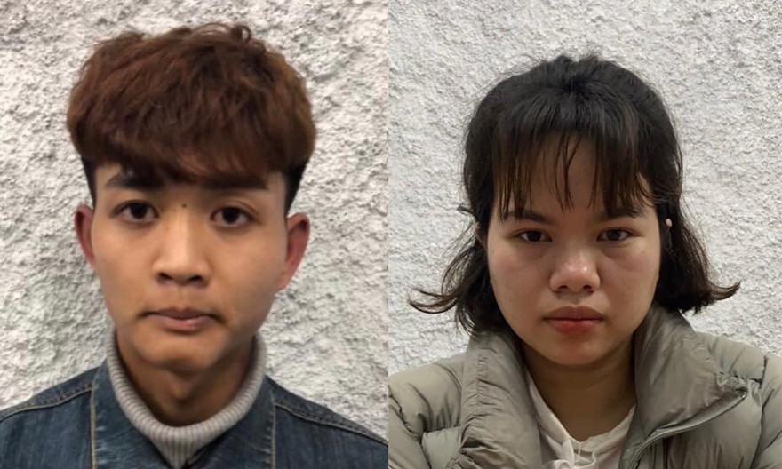 Hai đối tượng. Ảnh Công an cung cấp