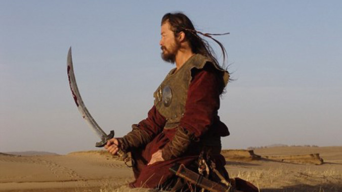 Một diễn viên đóng vai Thành Cát Tư Hãn trong phim. Ảnh minh họa.