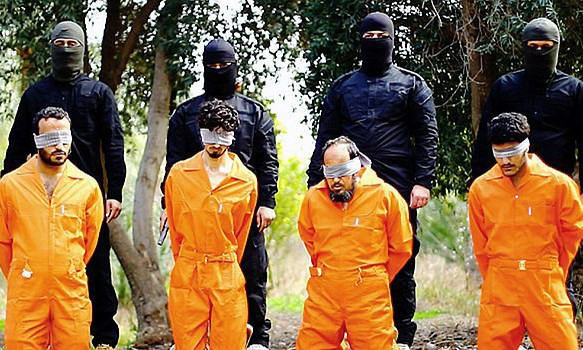 IS reo rắc nỗi kinh hoàng bằng những vụ hành quyết. Ảnh: AP.