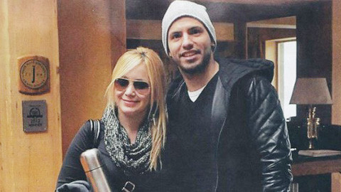 Nhờ bố kèm bồ, ngôi sao Aguero vẫn thất tình