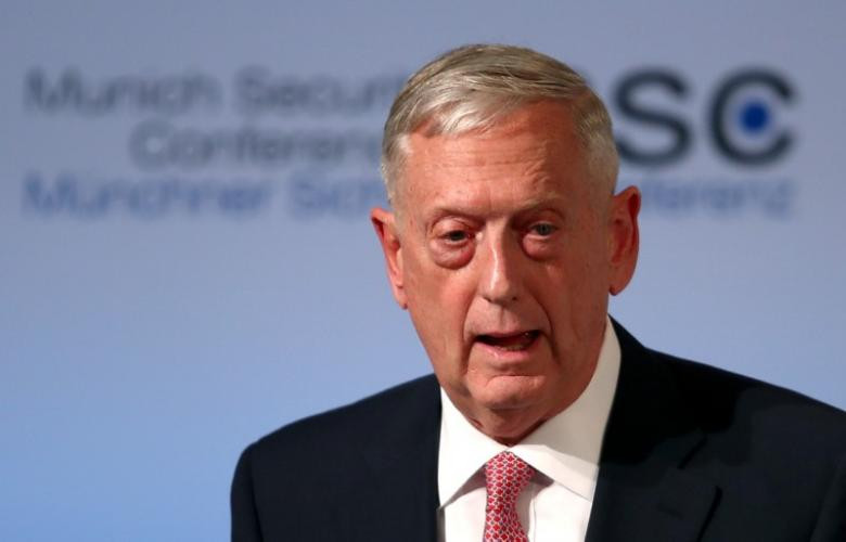 Bộ trưởng Quốc phòng Mỹ Jim Mattis.