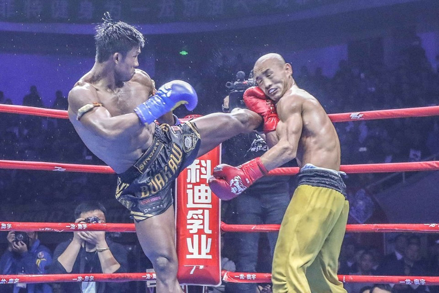 Trận đấu diễn ra tại Nam Kinh (Trung Quốc) hôm 5/11. (Nguồn: Banchamek Gym)