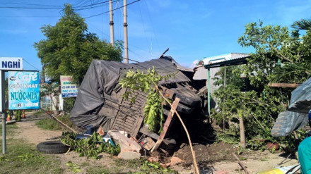 Hiện trường vụ tai nạn.