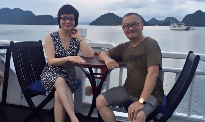 NSUT Trần Đức và vợ.