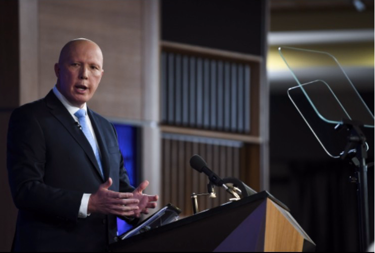 Bộ trưởng Quốc phòng Úc Peter Dutton. (Ảnh: Reuters)