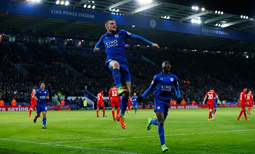 Vardy chấm dứt chuỗi bảy trận tịt ngòi tại Ngoại hạng Anh. Ảnh: Reuters.