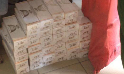 Tang vật CSGT bắt quả tang. Ảnh CA cung cấp.