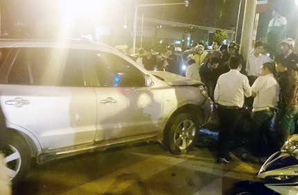 Hiện trường vụ tai nạn. Ảnh: Thanh Hà.