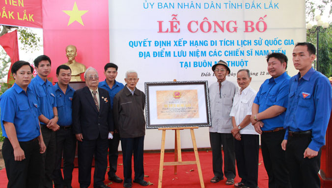 Bằng xếp hạng di tích lịch sử Quốc gia.