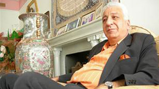 Monzer al-Kassar tại lâu đài của mình ở Marbella, Tây Ban Nha.