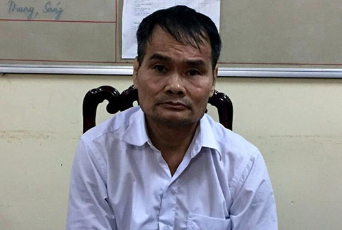 Nghi can Tuyết tại cơ quan điều tra. Ảnh: VnExpress/Công an Bắc Kạn