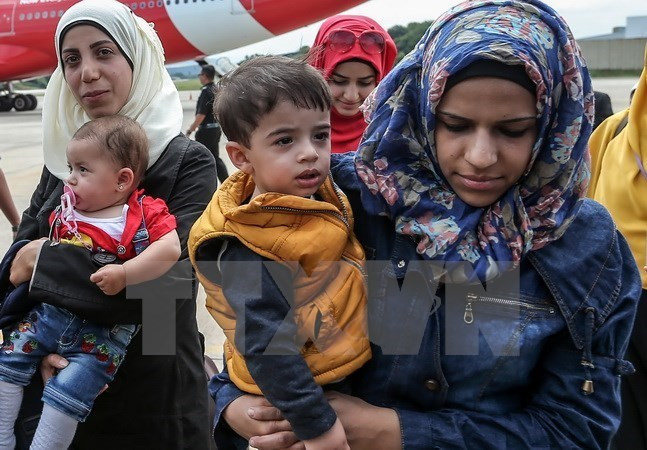 Người tị nạn Syria. (Nguồn: AFP/TTXVN)
